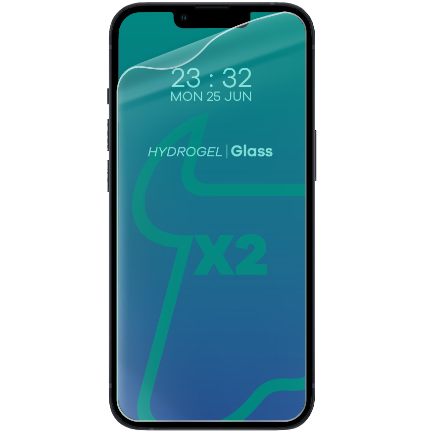 Folia hydrożelowa Bizon Film Hydrogel Front Duo dla iPhone 13 / 13 Pro, 2 sztuki